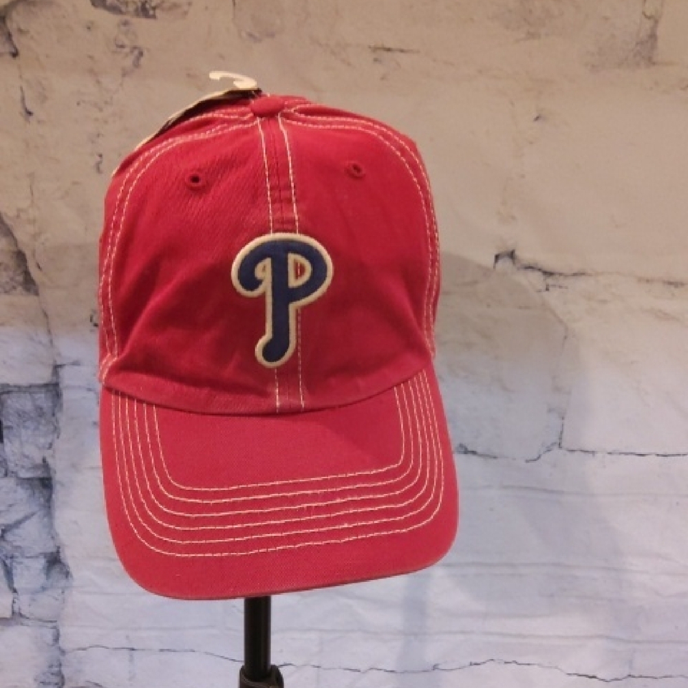 Red Baseball Cap with P Logo